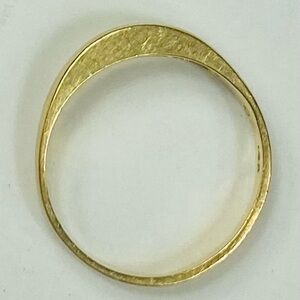 Small 14k Gold Domed Ring - Sz 3.5